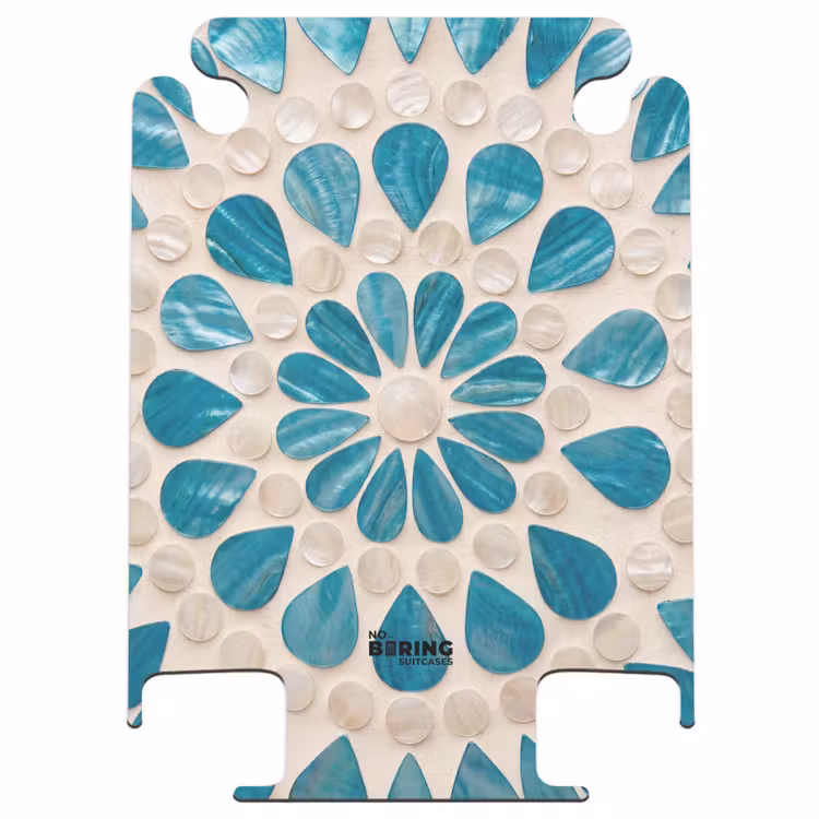 CaseSwap - Motif - Mosaïque - Coquillages - Abstrait - Turquoise — 1