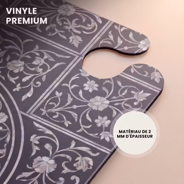 CaseSwap - Motif - Motif floral - Décoration - Classique - Noir — 5