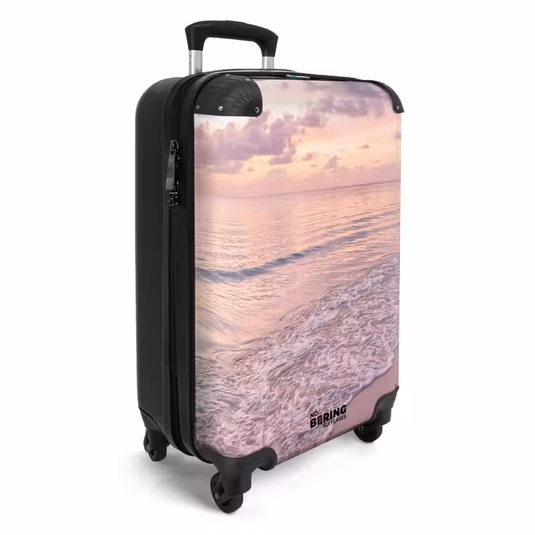 CaseSwap - Plage - Coucher de soleil - Nature - Minimaliste - Rose — 2