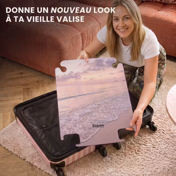CaseSwap - Plage - Coucher de soleil - Nature - Minimaliste - Rose — 3