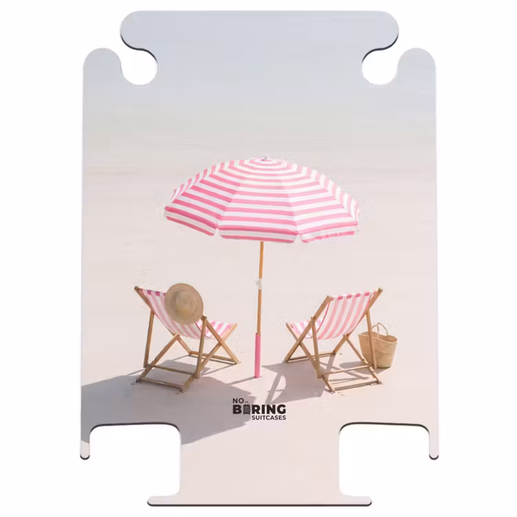 CaseSwap - Plage - Parasol - Transat - Été - Rose — 1
