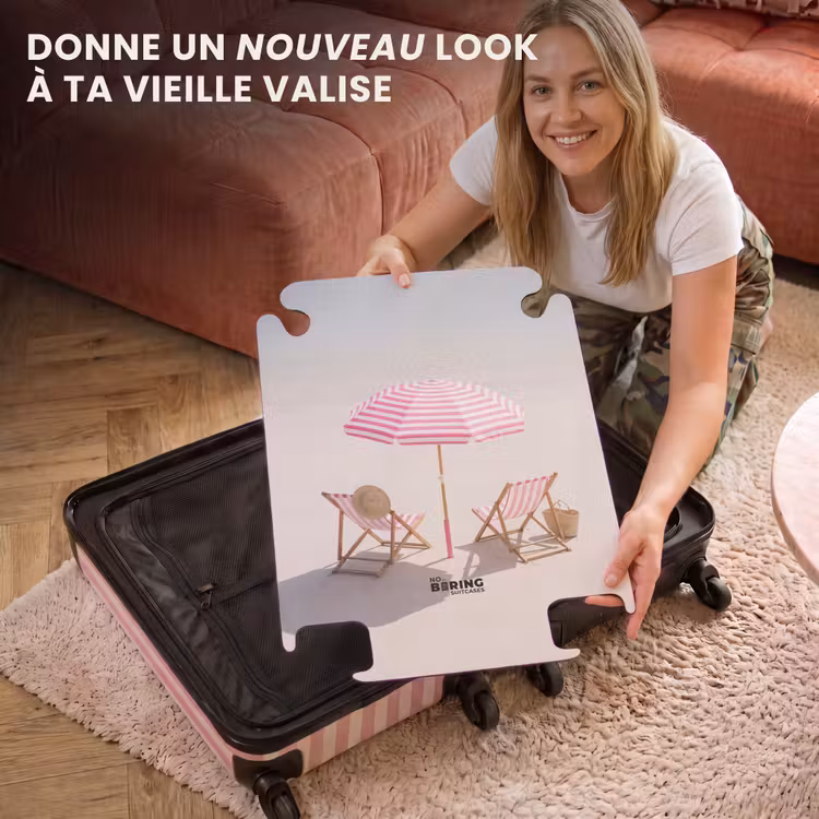 CaseSwap - Plage - Parasol - Transat - Été - Rose — 3