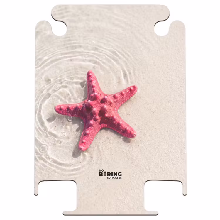 CaseSwap - Vie marine - Étoile de mer - Plage - Rose - Eau — 1
