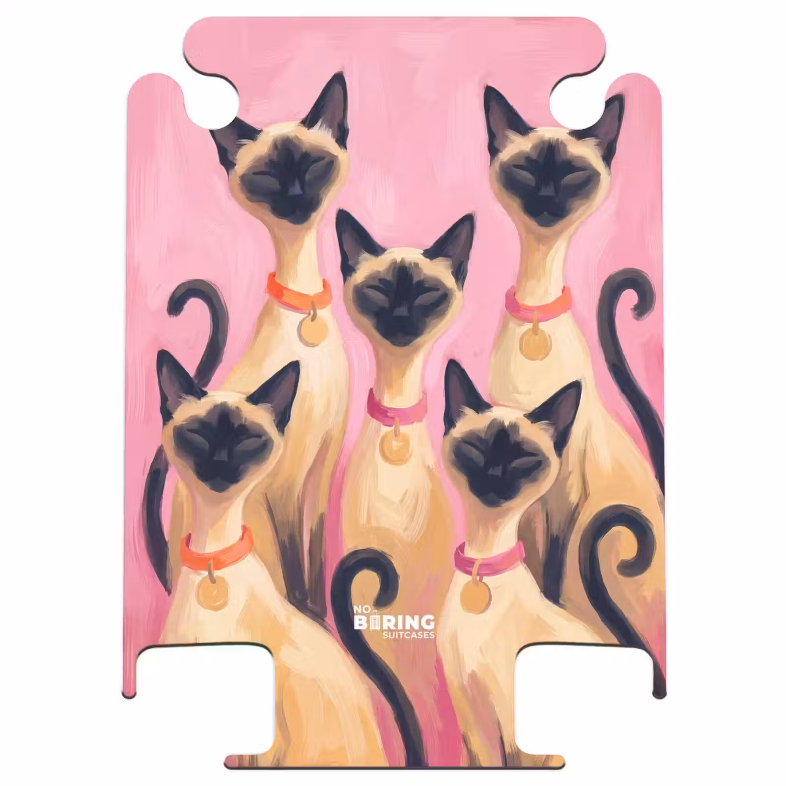 CaseSwap - Chat - Groupe - Animaux - Moderne - Rose — 1