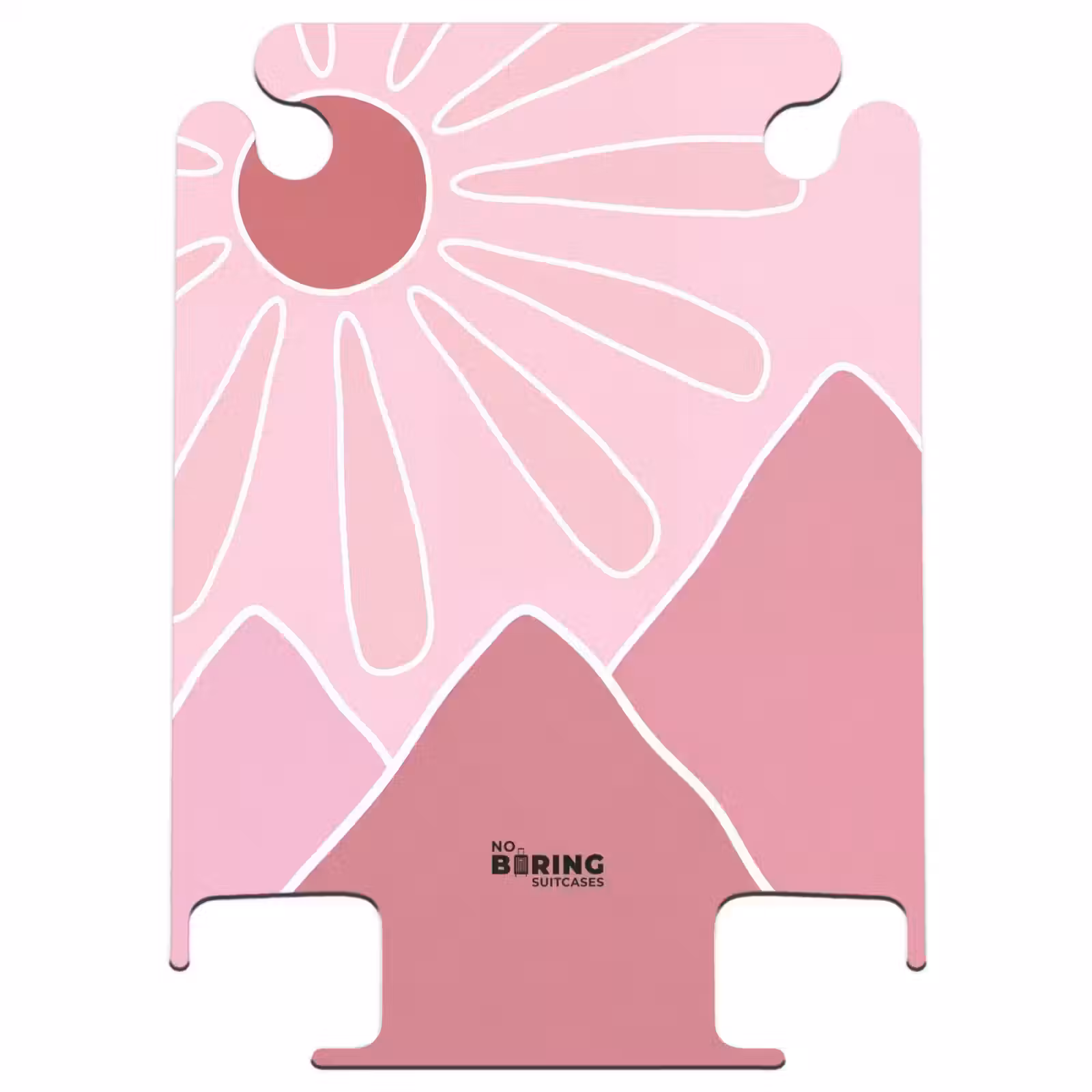 CaseSwap - Soleil - Montagnes - Nature - Abstrait - Rose — 1