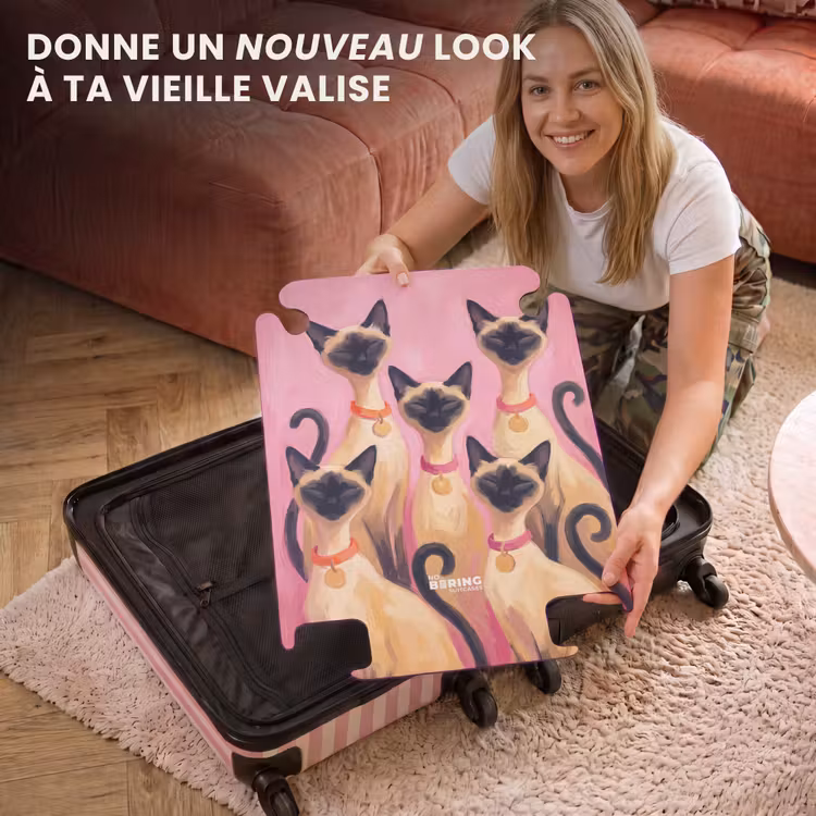 CaseSwap - Chat - Groupe - Animaux - Moderne - Rose — 3
