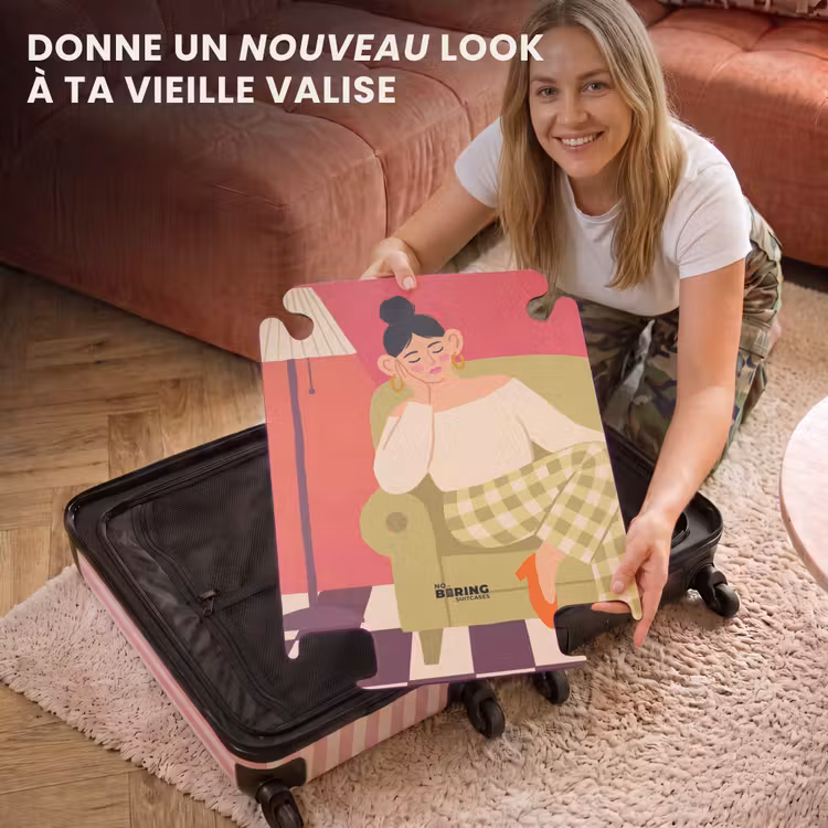 CaseSwap™ - Femme - Calme - Intérieur - Moderne - Art — 3