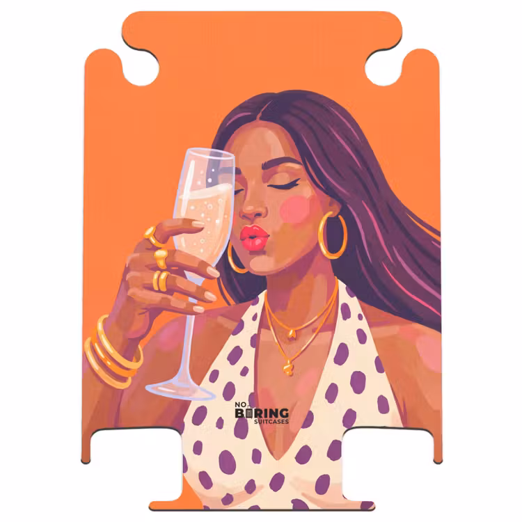 CaseSwap™ - Femme - Champagne - Fête - Moderne - Orange — 1