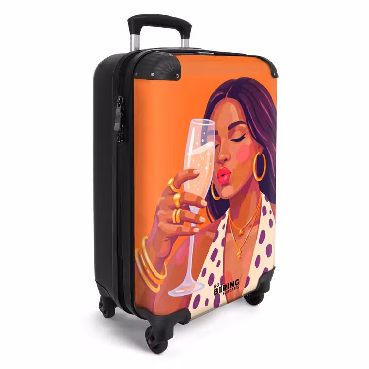 CaseSwap™ - Femme - Champagne - Fête - Moderne - Orange — 2