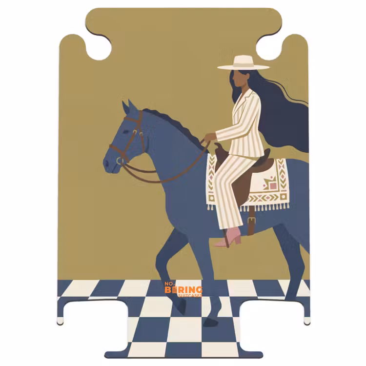 CaseSwap™ - Femme - Cheval - Équitation - Moderne - Abstrait — 1