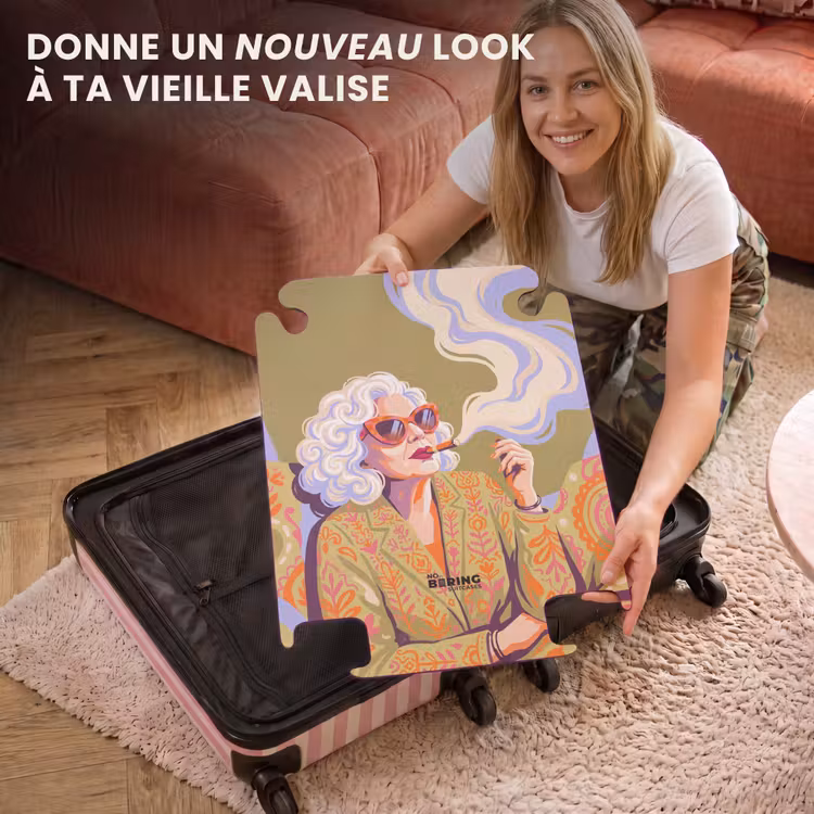 CaseSwap™ - Femme - Lunettes de soleil - Portrait - Moderne - Coloré — 3