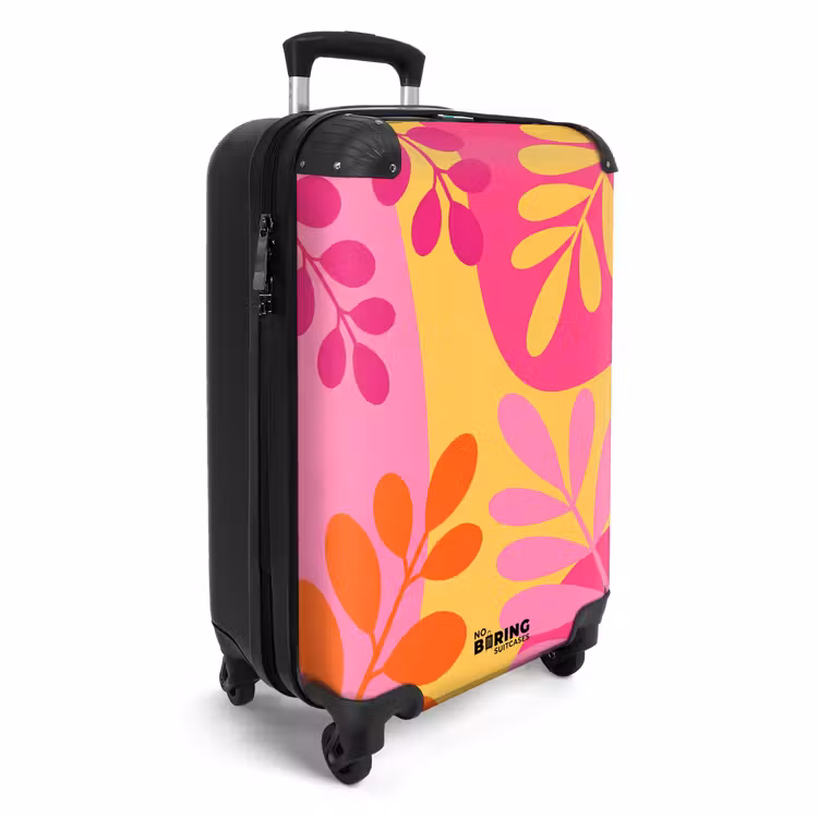 CaseSwap - Nature - Feuilles - Abstrait - Rose - Jaune — 2