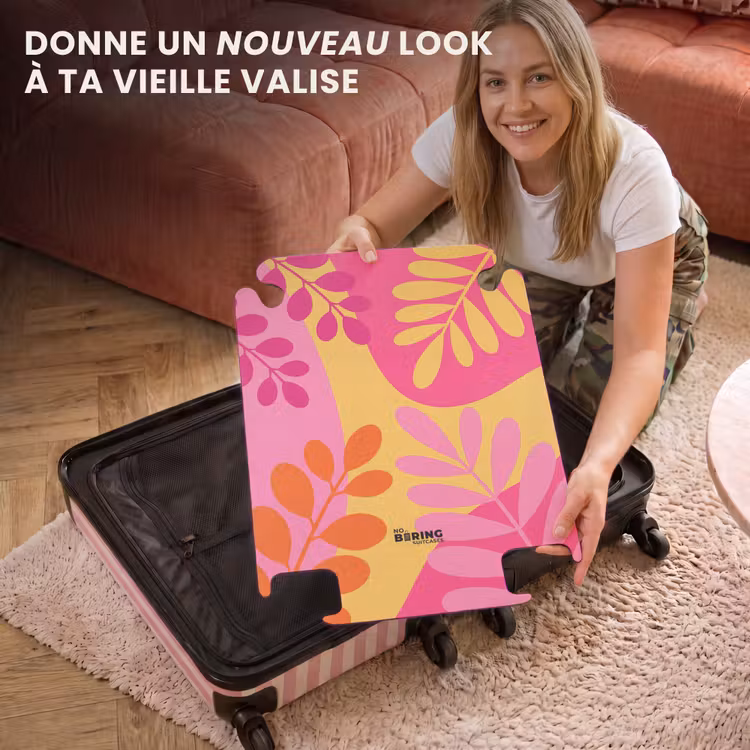 CaseSwap - Nature - Feuilles - Abstrait - Rose - Jaune — 3