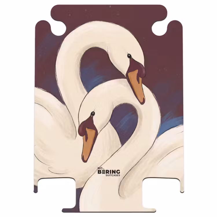 CaseSwap - Oiseau - Couple - Amour - Abstrait - Blanc — 1