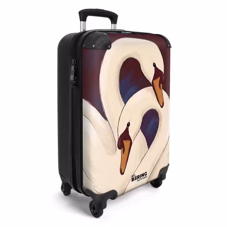 CaseSwap - Oiseau - Couple - Amour - Abstrait - Blanc — 2