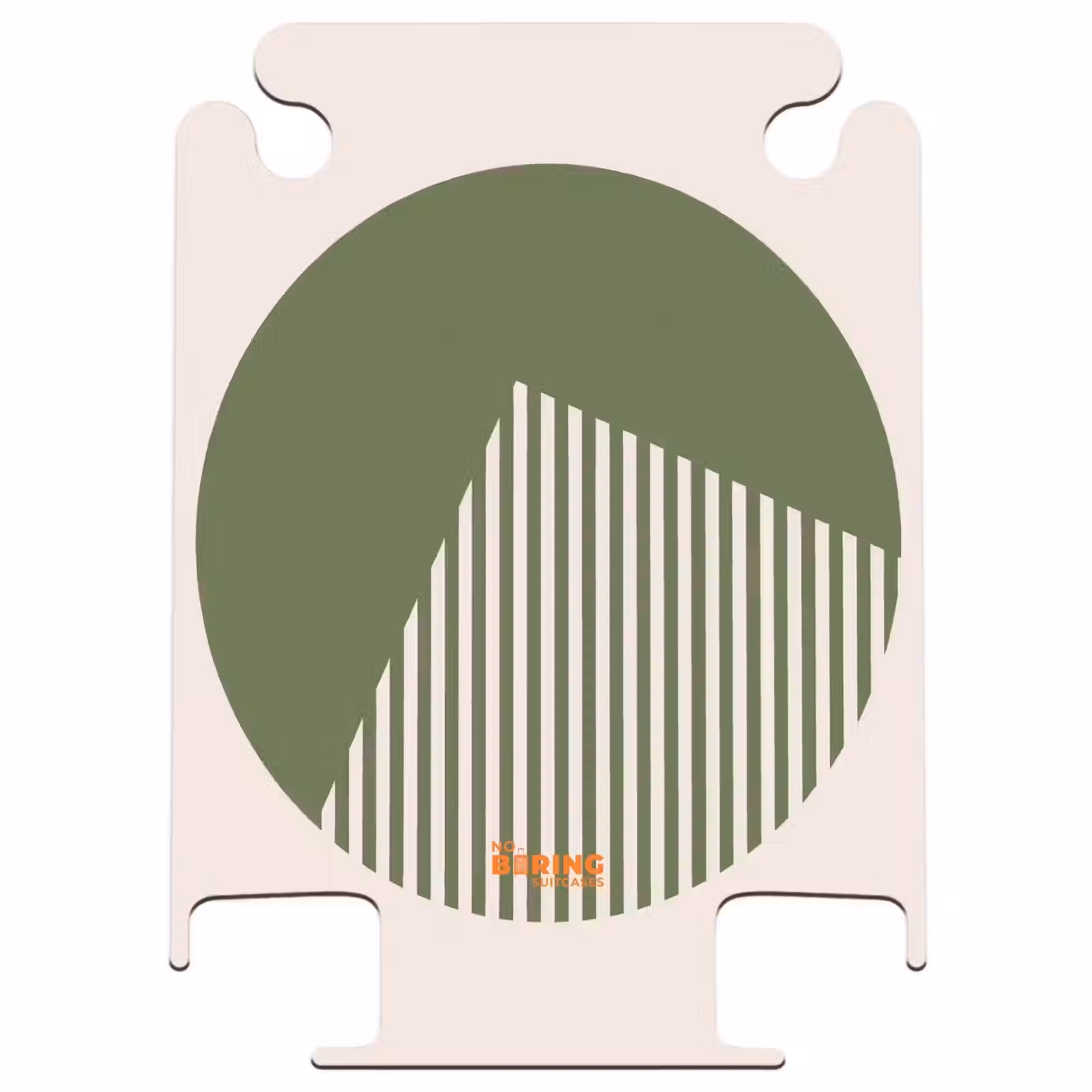 CaseSwap™ - Cercle - Rayures - Géométrique - Abstrait - Vert — 1