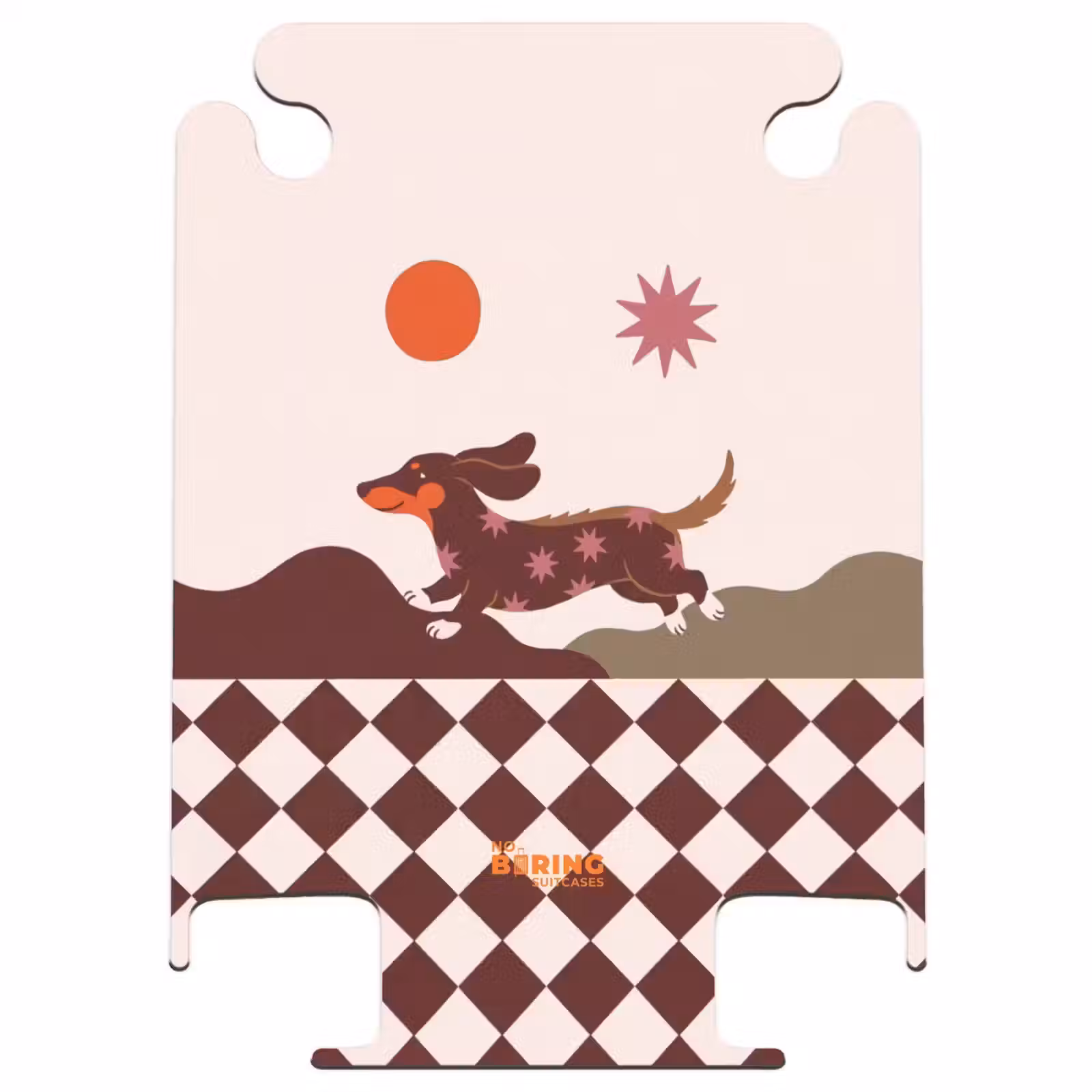 CaseSwap - Chien - Abstrait - Animaux - Moderne - Marron — 1