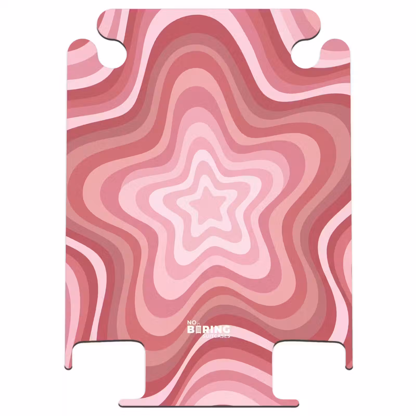 CaseSwap™ - Étoile - Ondulé - Abstrait - Rose — 1