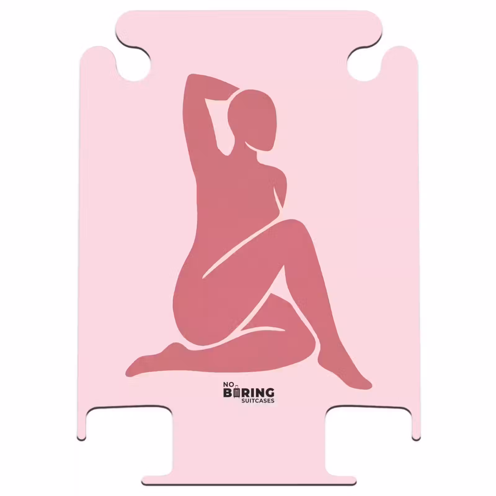 CaseSwap - Femme - Silhouette - Abstrait - Moderne - Rose — 1