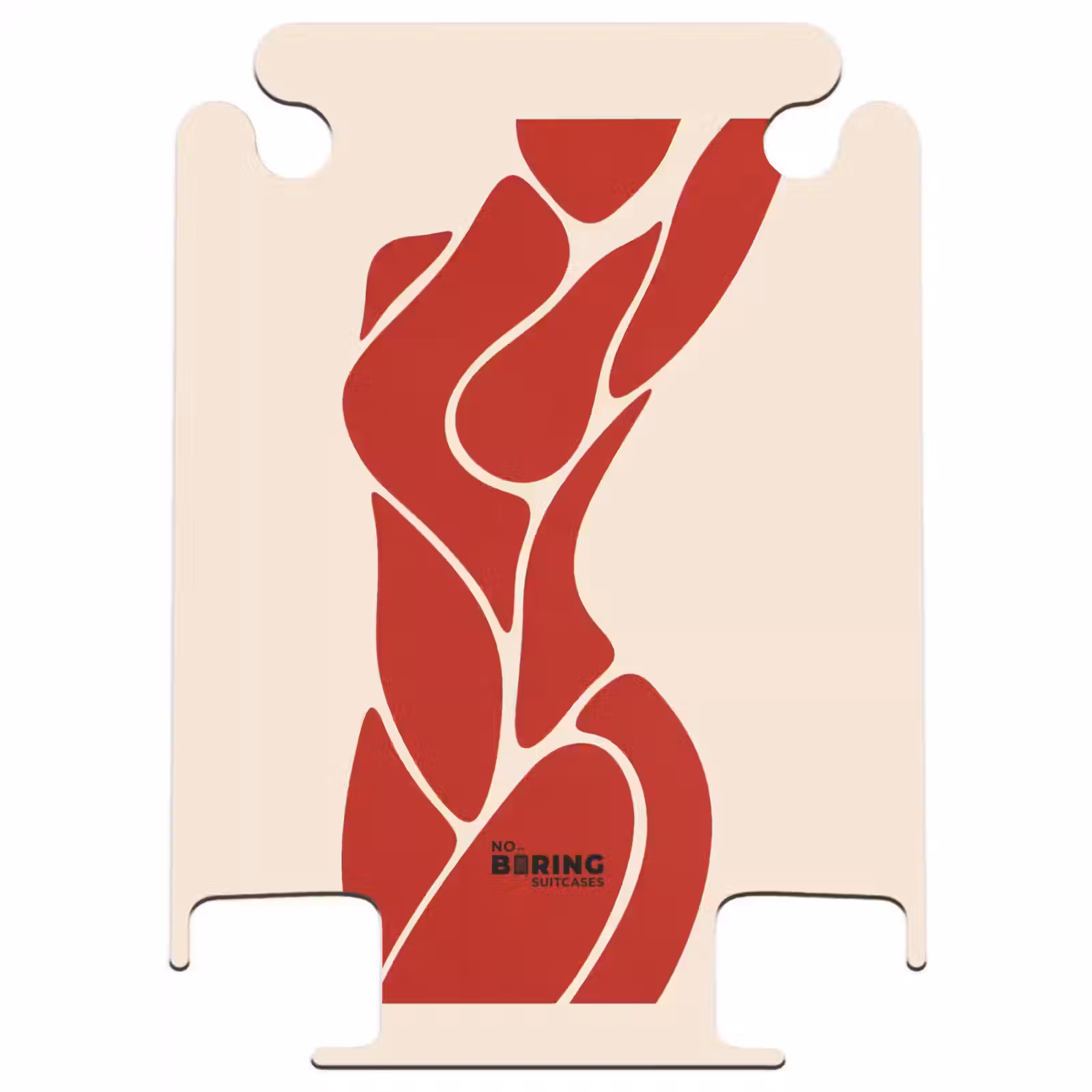 CaseSwap™ - Femme - Silhouette - Abstrait - Moderne - Rouge — 1