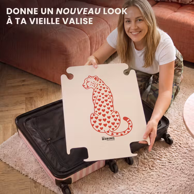 CaseSwap - Chat - Cœurs - Animaux - Moderne - Rouge — 3