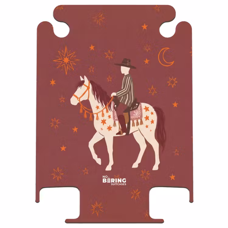 CaseSwap - Cheval - Cavalier - Étoiles - Nuit - Illustration — 1
