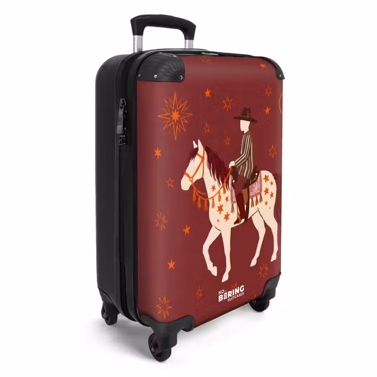 CaseSwap - Cheval - Cavalier - Étoiles - Nuit - Illustration — 2