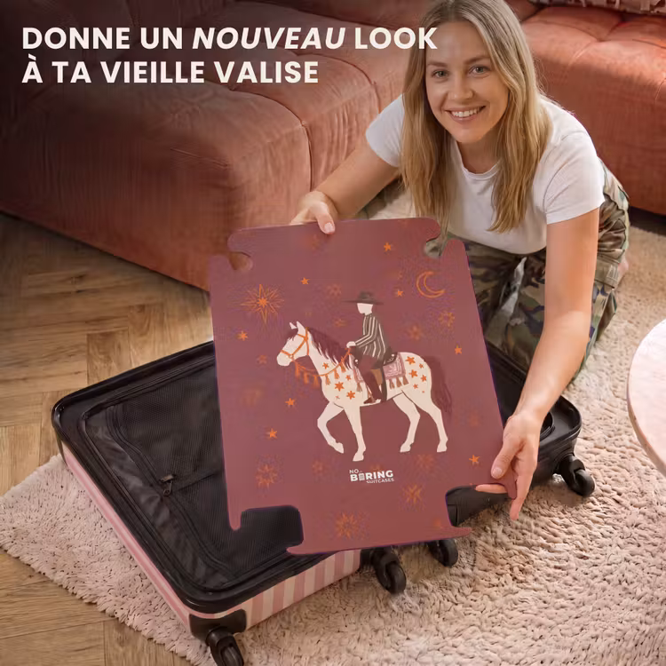 CaseSwap - Cheval - Cavalier - Étoiles - Nuit - Illustration — 3