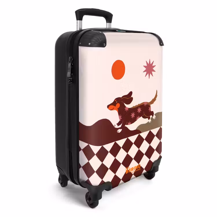 CaseSwap - Chien - Abstrait - Animaux - Moderne - Marron — 2