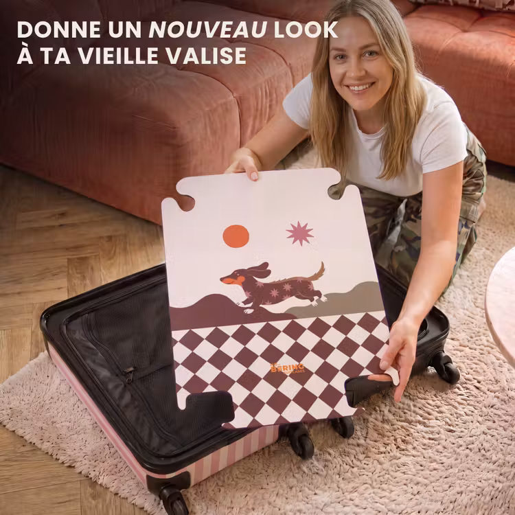 CaseSwap - Chien - Abstrait - Animaux - Moderne - Marron — 3