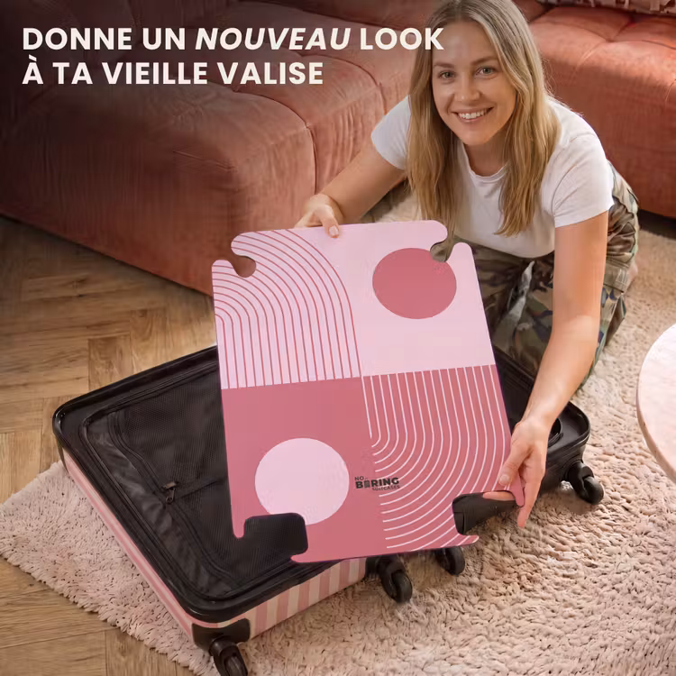 CaseSwap - Géométrie - Motif - Abstrait - Rose - Moderne — 3