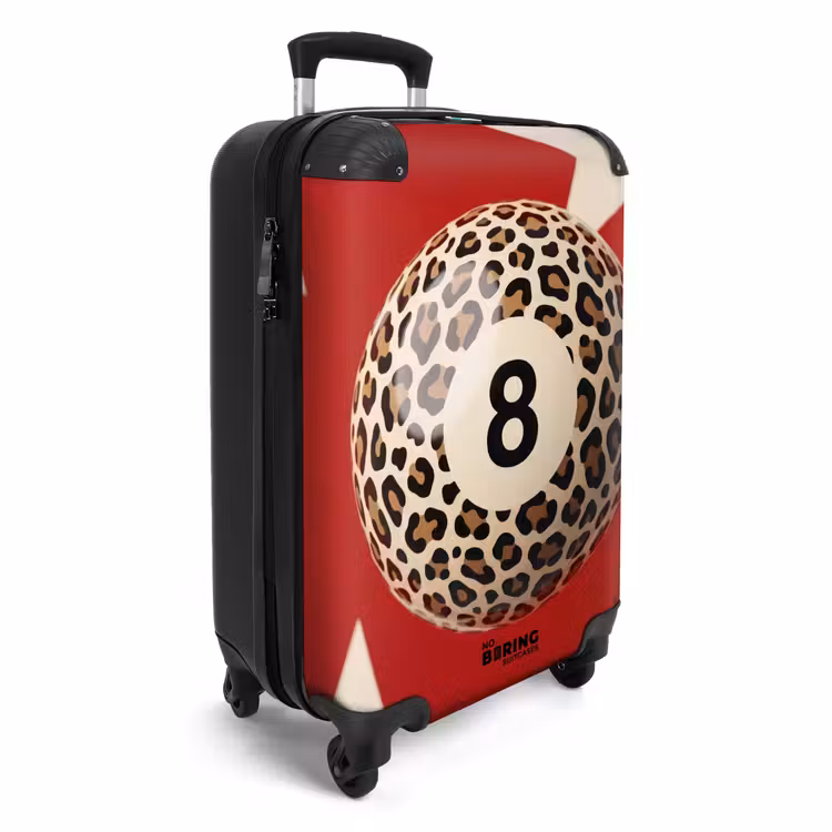 CaseSwap - Jeu - Motif animal - Numéro 8 - Moderne - Rouge — 2