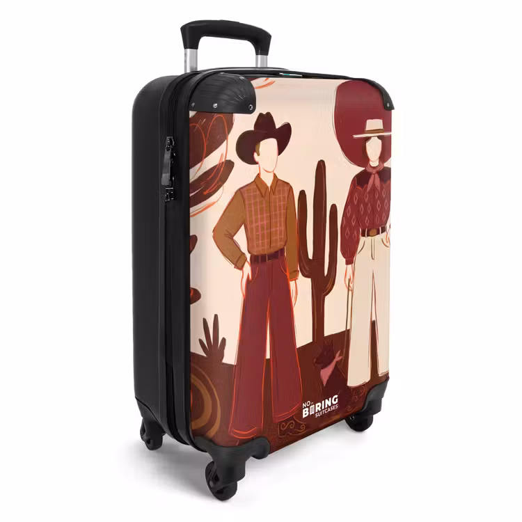 CaseSwap™ - Personnes - Vêtements de cow-boy - Style western - Illustration - Marron — 2