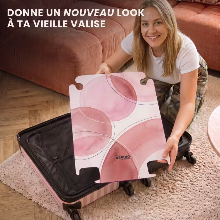 CaseSwap™ - Résumé - Cercles - Moderne - Rose - Art — 3
