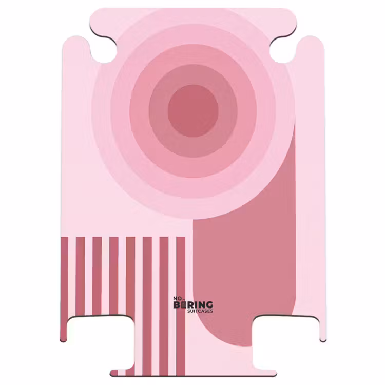 CaseSwap - Résumé - Cercles - Rayures - Moderne - Rose — 1