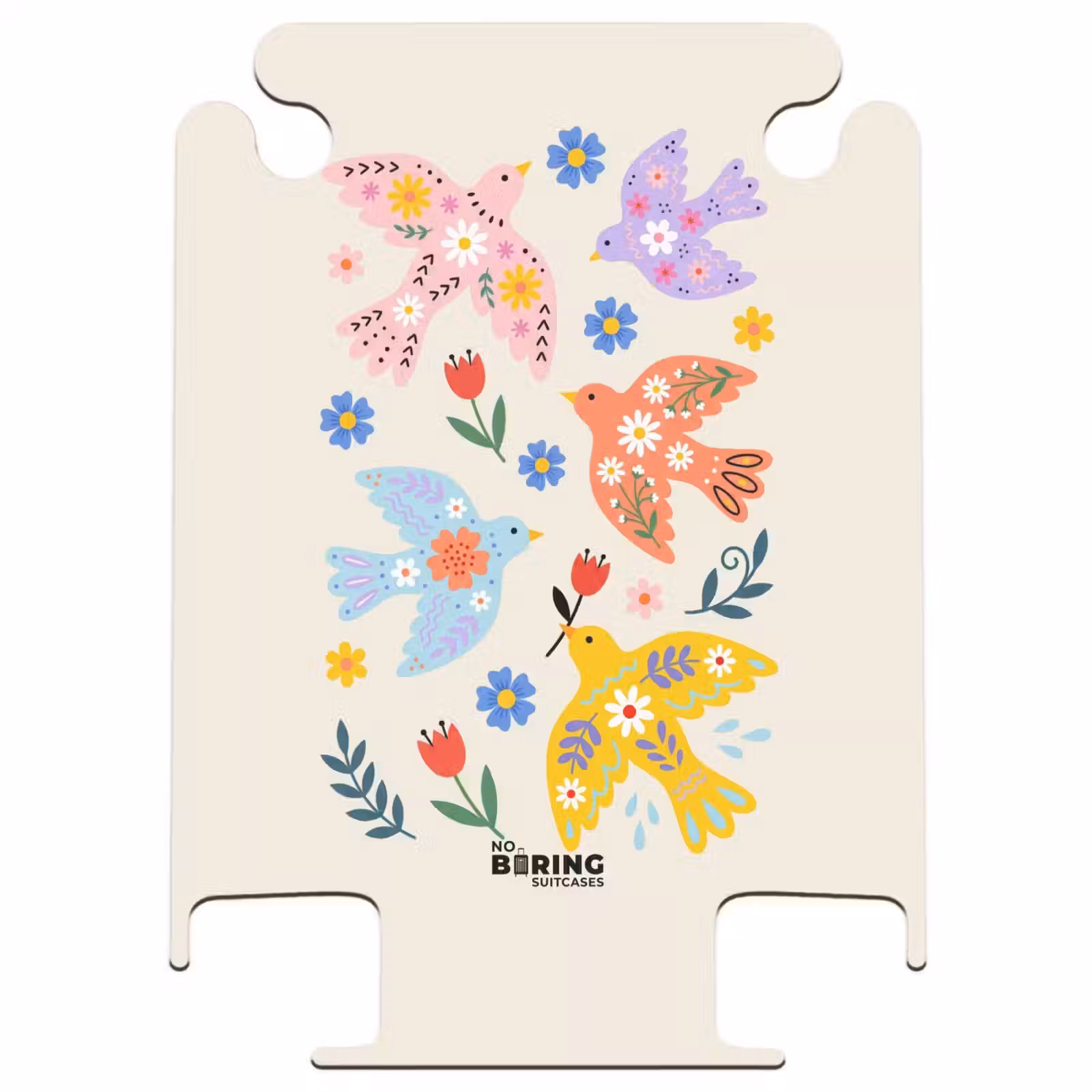 CaseSwap - Oiseaux - Fleurs - Folk - Coloré - Animaux — 1