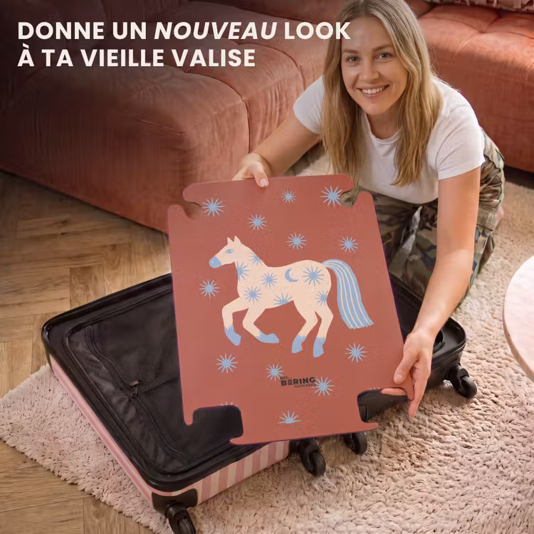 CaseSwap™ - Animaux - Étoiles - Lune - Abstrait - Rouge — 3