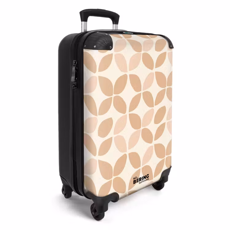 CaseSwap™ - Beige - Feuilles - Minimaliste - Motif — 2