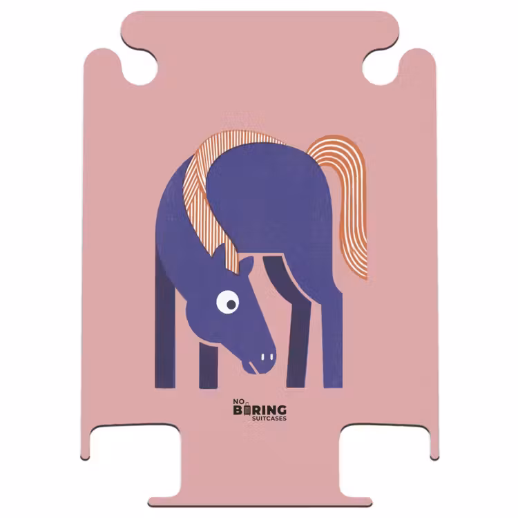 CaseSwap™ - Cheval - Abstrait - Animaux - Moderne - Bleu — 1