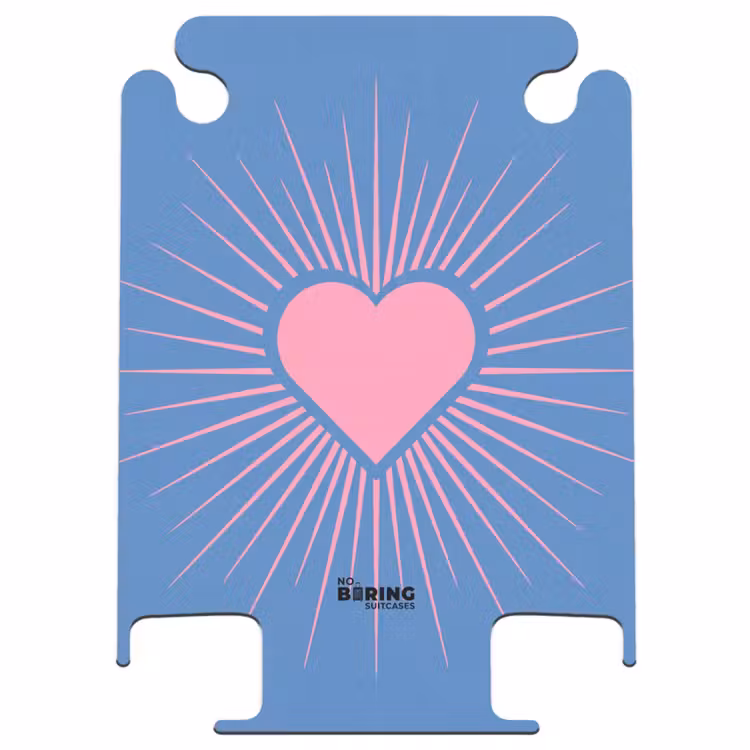 CaseSwap™ - Cœur - Rayons - Amour - Moderne - Rose — 1