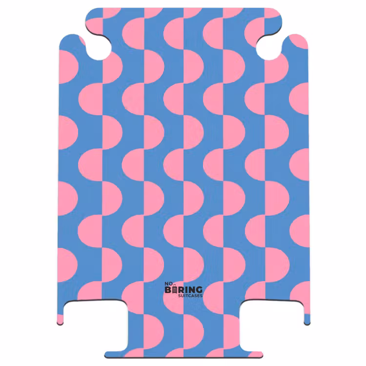 CaseSwap - Motif - Demi-cercles - Abstrait - Moderne - Rose - Bleu — 1