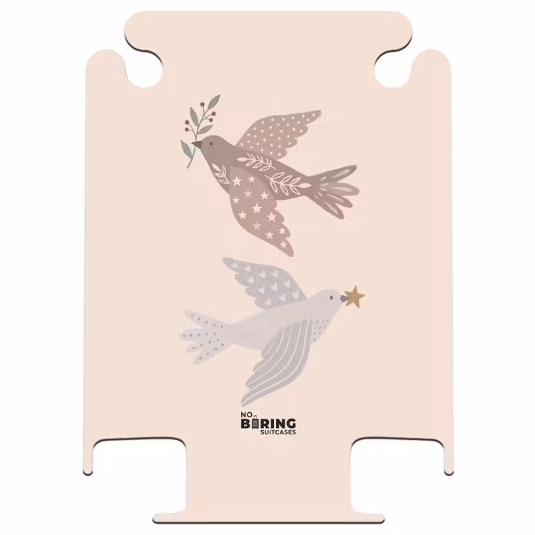 CaseSwap - Oiseau - Baies - Nature - Moderne - Beige — 1
