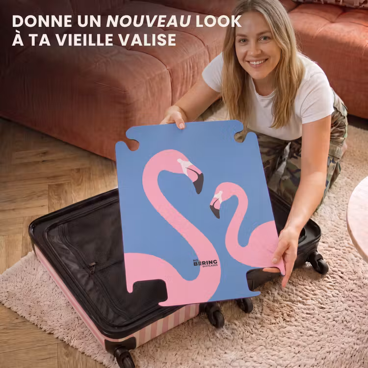 CaseSwap - Oiseau - Couple - Animaux - Moderne - Rose — 3
