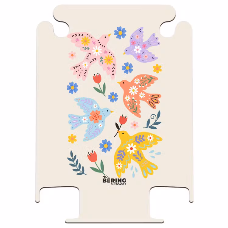 CaseSwap - Oiseaux - Fleurs - Folk - Coloré - Animaux — 1