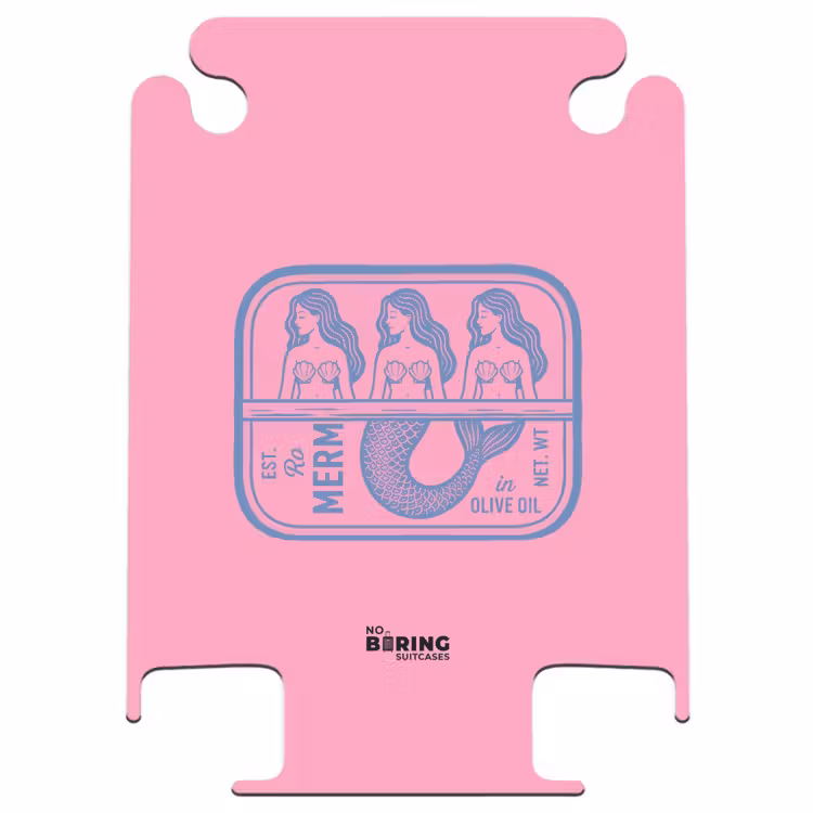 CaseSwap - Sirène - Boîte de sardines - Illustration - Rose - Rétro — 1