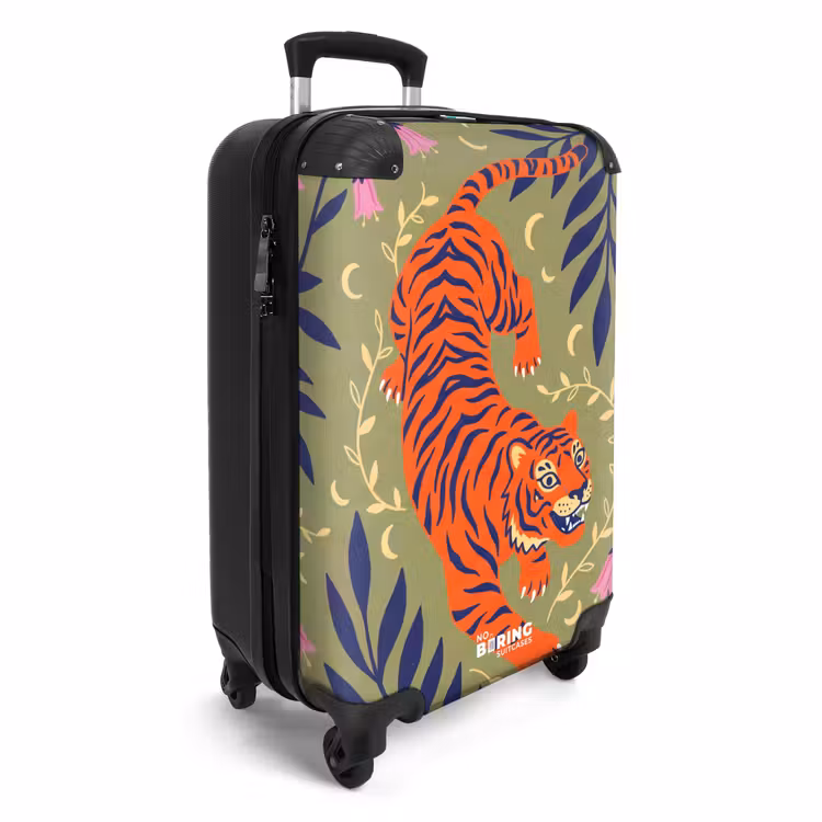 CaseSwap - Tigre - Feuilles - Animaux - Illustration - Orange — 2