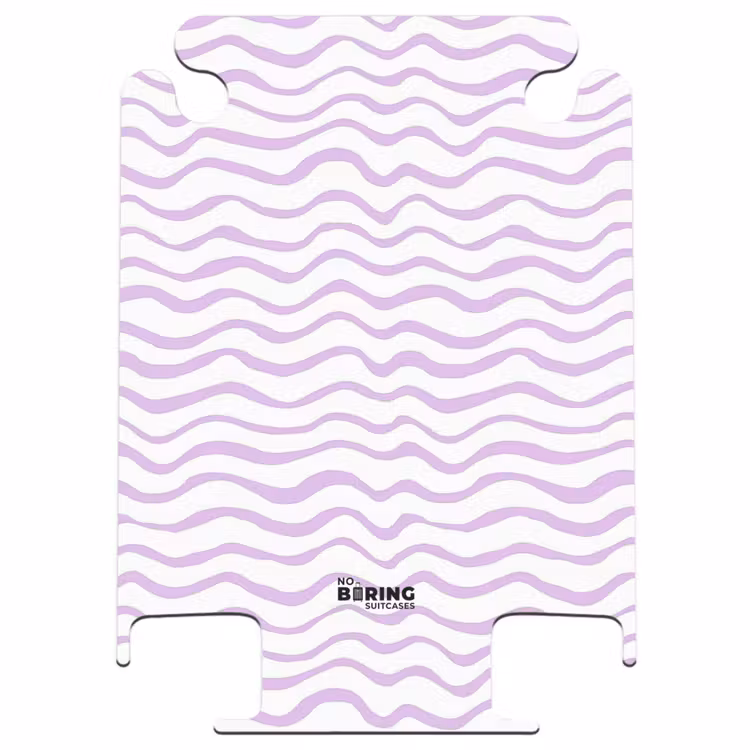 CaseSwap - Lila - Géométrique - Petites vagues - Lignes - Motif — 1