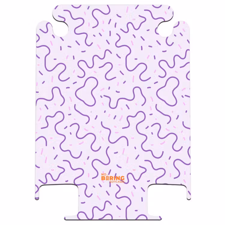 CaseSwap - Violet - Abstrait - Memphis - Rétro - Taches - Motif — 1