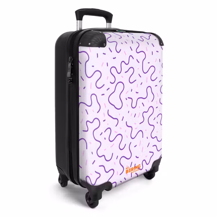 CaseSwap - Violet - Abstrait - Memphis - Rétro - Taches - Motif — 2