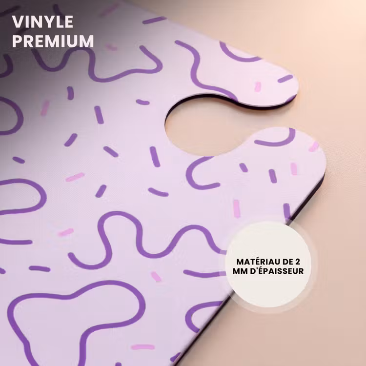 CaseSwap - Violet - Abstrait - Memphis - Rétro - Taches - Motif — 5